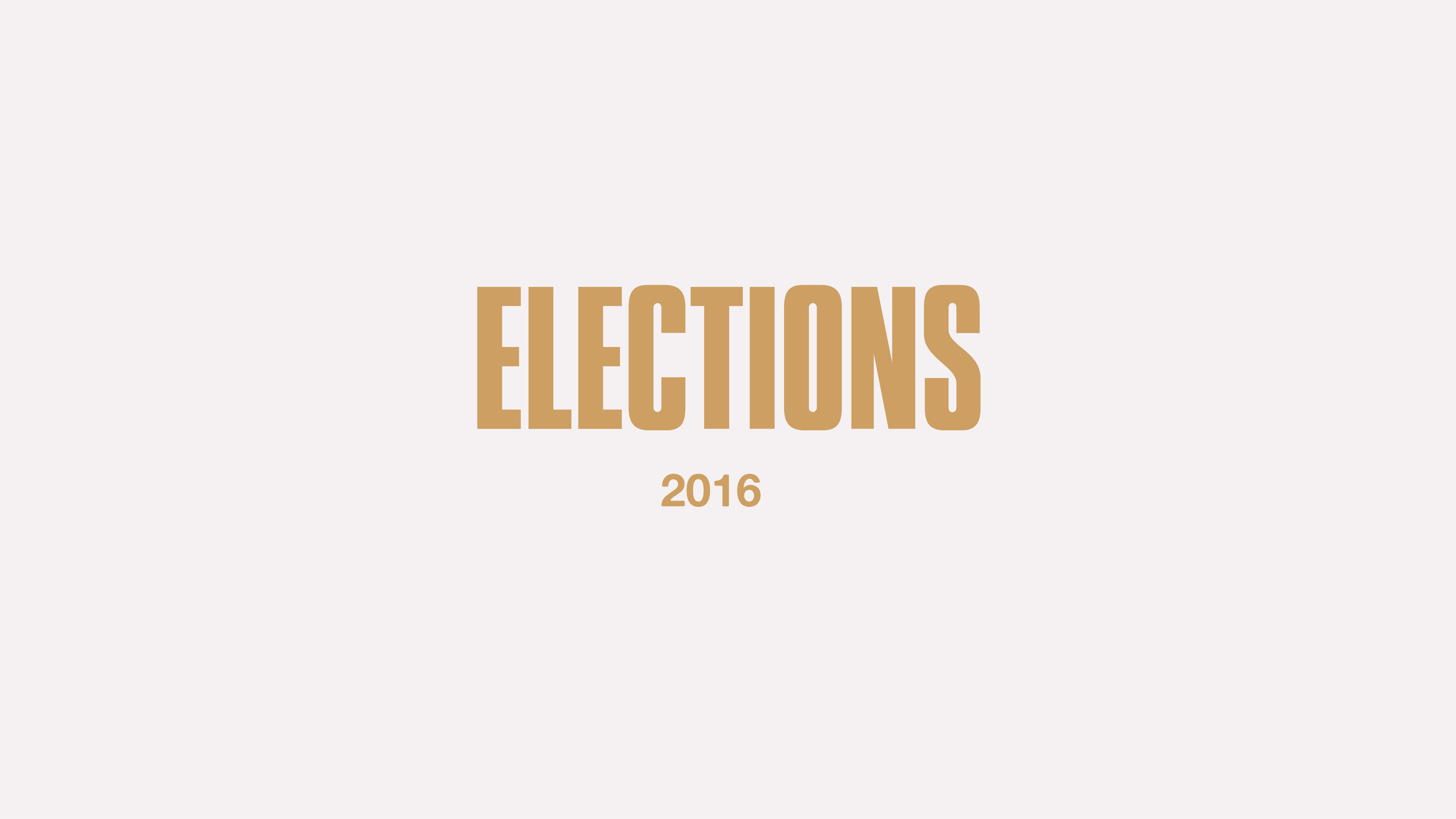 Election night data graphics